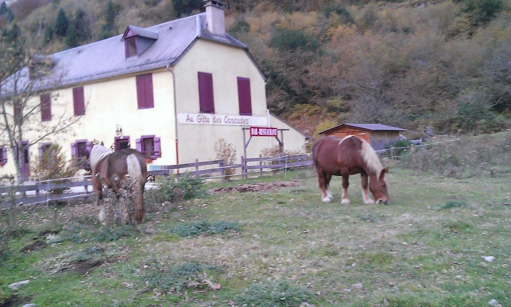 Gite Auberge Les Cascades La Mongie Esterno foto
